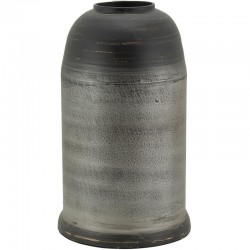 Svart og naturlig bambus vase mate finish, elegant dekorasjon for tørkede blomster