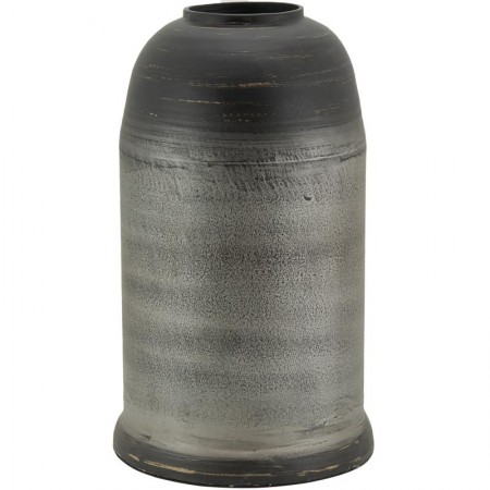Schwarzer und natürlicher Bambus-Vase-Mate-Finish, elegante Dekoration für getrocknete Blumen