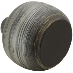 Black Bambus-Ballvase - Ideale trocknete Blumen, elegantes Ecolyery Home Deco & Modernes Design