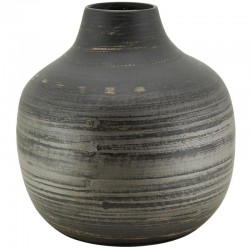 Black Bamboo Ball Vaas - Ideale drogige bloemen, elegante Ecolery Home Deco & Modern Design