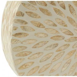 Vase Soliflower Bamboo and Natural Nacre, Ideal Dried Flowers, Handicraft and Design Deco
