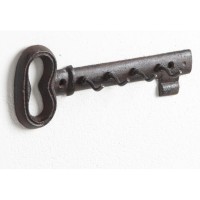 Veggmontert montert støpejern stil antikke nøkkel | Vintage Industrial Style Nøkkelring med 5 kroker