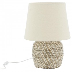 Natural Jon Bedside Lamp | Bordlampe med bomullslampe