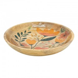 Platt korg i mangroke och harts | Central Center Decor Flowers | Deco-artisanal fruktskärning