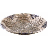 Cesta redonda em Junction Mar Natural | Design de bolso vazio para banheiro, quarto e mesa