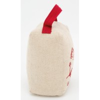 Många av 2 bump "Chalet Life" Beige och Röd 1,2 kg | Rustikt bergsdörrlås med handtag