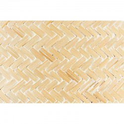 Série de 5 potenciômetros de bambu patinados em branco | Pohemian Bohemian Plants Pots
