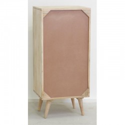 Cabinetry 5 drawers Wood Manguier Natural Pattern Ray | Hand carved high storage convenient