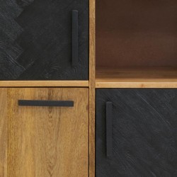 Natuurlijk en getint Solid Mango Hout Handig | Buffetten en ontwerpopslagmeubilair
