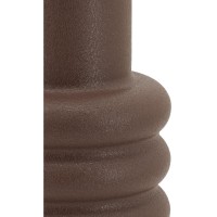 Schokoladenmetallvase | Große Vase-Soliflower Brown Modern für getrocknete Blumen und Deko-Salon