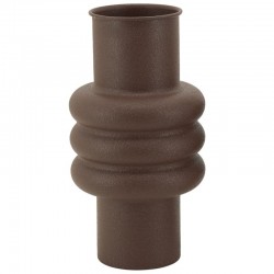 Chocolate Metal Vase | Stor vase Soliflower Brown Modern for Tørkede blomster og Deco Salon