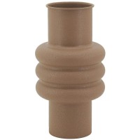 Moka Color Metal Jase | Gran jarrón de diseño contemporáneo para flores secas y decoración de sala de estar
