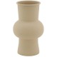 Metal vase runde farve sand | Stort sfærisk design Design til tørrede blomster og dekoration