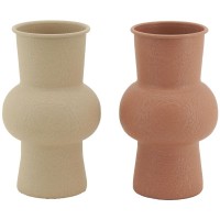 Metal Vase Round Color Sand | Stor sfærisk designdesign for tørkede blomster og dekorasjon
