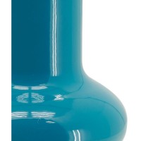 Blå Lakkert Metal Round Vase | Solifer sfærisk design og moderne