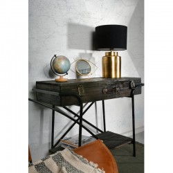 Valigia da viaggio in legno e metallo con console - Vintage Entry & Salon Mobili