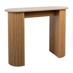 Wooden Console and Scandinavian Design Medium Blades, Elegant In Entrance Furniture, Modern and Robust Console Table