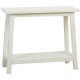 Estilo barroco do console de madeira de mogno branco antigo - Armário elegante da entrada