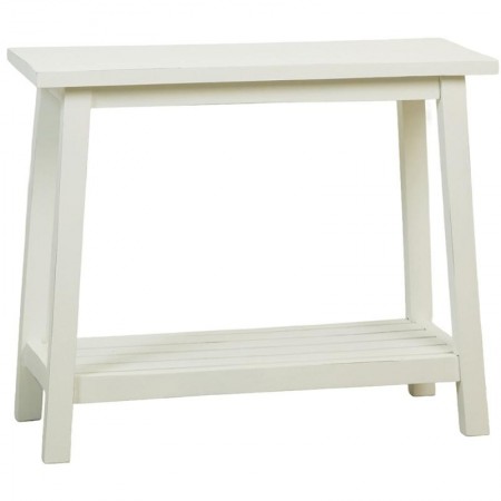 Forntida vita mahogny träkonsol barockstil - Elegant entréskåp
