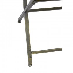 Træ og metal Desk industriel stil med 5 opbevaringsskuffer - Design arbejdsområde og robusthed