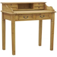 Kontor sekretær i massiv massiv gammel stil | Chic Storage Cabinet