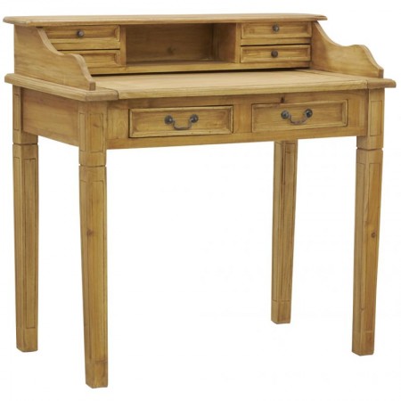 Kontor sekretær i massiv massiv gammel stil | Chic Storage Cabinet