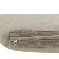 Sillón redondo en palo gris con cojín suave - Rattan Rattan trenzado diseño natural para sala de estar y terraza