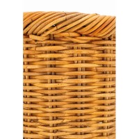 Suporte de guarda-chuva redondo em artisan natural pape - Elegante em armazenamento de entrada, trançado e resistente