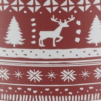 Set di 2 scatole regalo di cartone con i coperchi del modello Jacquard: Scatole di sollevamento e imballaggi festivi