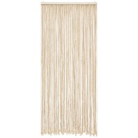 Cortina de corte de color natural 94 colgantes: Puerta de mosquitera y anti-Insecto con fácil fijación