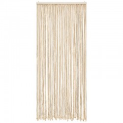 Natural Color Cutting Curtain 94 Pendants: Mosquito net and Anti-Insect Door with Easy Fixing