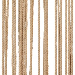 94 Beige Cotton Cotton Curtain Med Fastsetting: Myggnett og Boho Chic Room Separation