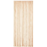 94 Beige Cotton Cotton Curtain Med Fastsetting: Myggnett og Boho Chic Room Separation