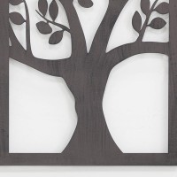 Wall Decor Life Tree 3 Black Metal Panels: Triptych tripty bord Moderne design for stue og rom