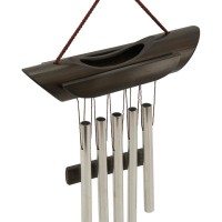 Bamboo Carillon and Metal: Carillon Wind Wind Zen For Garden, Balcony & Terrace Sound Natural
