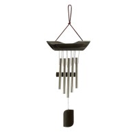 Bambus Carillon og metal: Carillon Wind Wind Zen til have, balkon og terrasse lyd naturligt