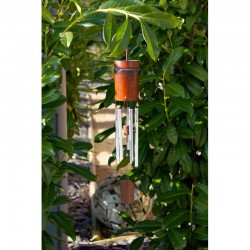 Bambu ja metalli Tuuli Carillon: Outdoor & Interior Beach Carillon, Zen & Relaxing Music Decoration