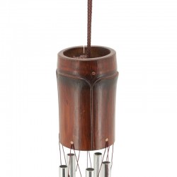 Bamboo and Metal Wind Carillon: Outdoor & Interior Beach Carillon, Zen & Relaxing Music Decoration