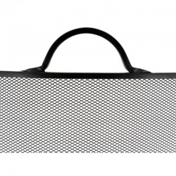 Metallo Camino Firewall Skier Decor: Protezione Grid Stufa e schermo Anti-Sparkle Design Design Mountain Chalet
