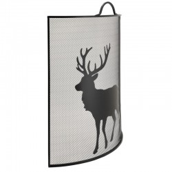 Metal Peis Brannmur Decor CERF: Peis Beskyttende Grid & Sparking Screen Design Rustikk Natur