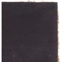 Coconut Natural Leopard Natural & Red: Non-slip original inlet mat, outdoor pearl