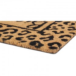 Natuurlijke Coconut Fiber Passon Leopard Pattern: Outdoor Entry Mat & Antislip Innerlijk Origineel Chic