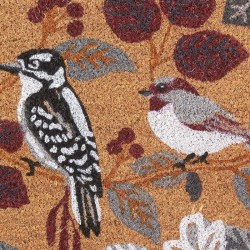 Ovala Paillesson Fiber Natural Coconut Decor Birds: Anti-Slip Extern inloppsmattor & Original Wipers