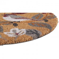 Ovala Paillesson Fiber Natural Coconut Decor Birds: Anti-Slip Extern inloppsmattor & Original Wipers