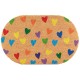 Oval Fiber Coconut Natural Fiber Coconut Fiber Coconuts Multicolored Cells: Outdoor Entry Mat Original & Chic Entrance