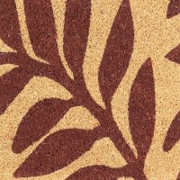 Oval Pailless Oval Coconut Natural Decor Leaves: Chic Entry Mat, ikke-Slapping & Resistant Visker