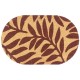 Oval Pailless Oval Coconut Natural Decor Leaves: Chic Entry Mat, Non-Slapping & Resistant Wiper