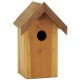 Pin Birds with persh: Natural Wooden Cabin per gli uccelli da giardino