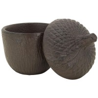 Caixa chave de chaveiro de jardim de ferro fundido formal e discreto