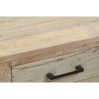 Blanchi Tavolino da notte in legno riciclato con 1 cassetto comodino rustico chic vintage